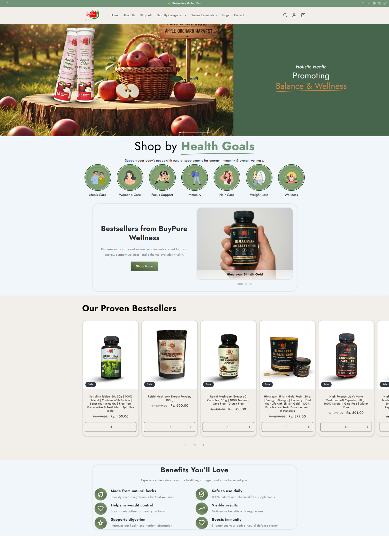 FireShot Capture 048 - BuyPure Wellness – Ayurvedic, Herbal & Clinical Health Supplements _ - [buypurewellnesss.com]