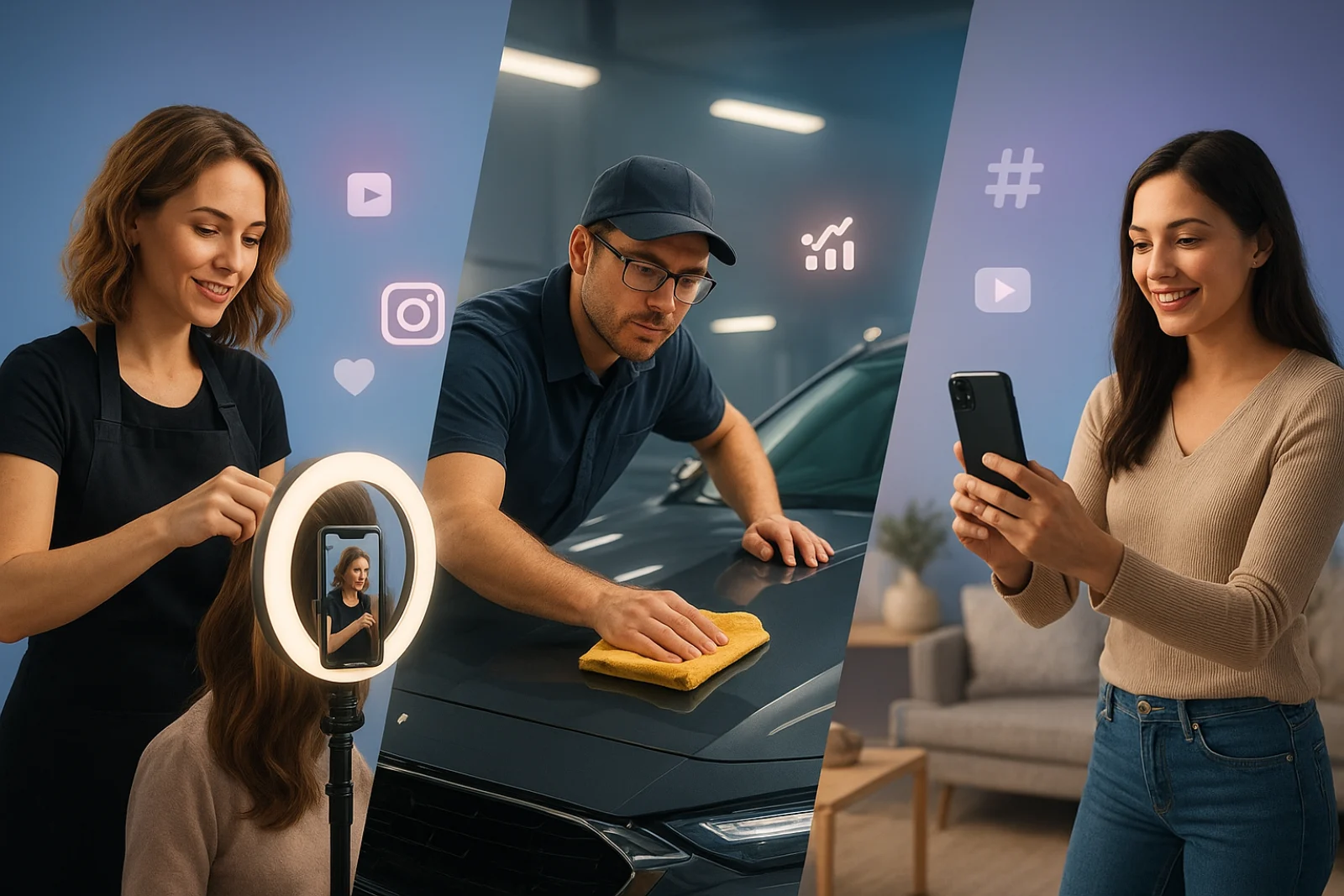 How Local Service Brands (Salon, Car Spa, Interior Marketplace) Can Use Instagram Reels & YouTube Shorts for Discovery