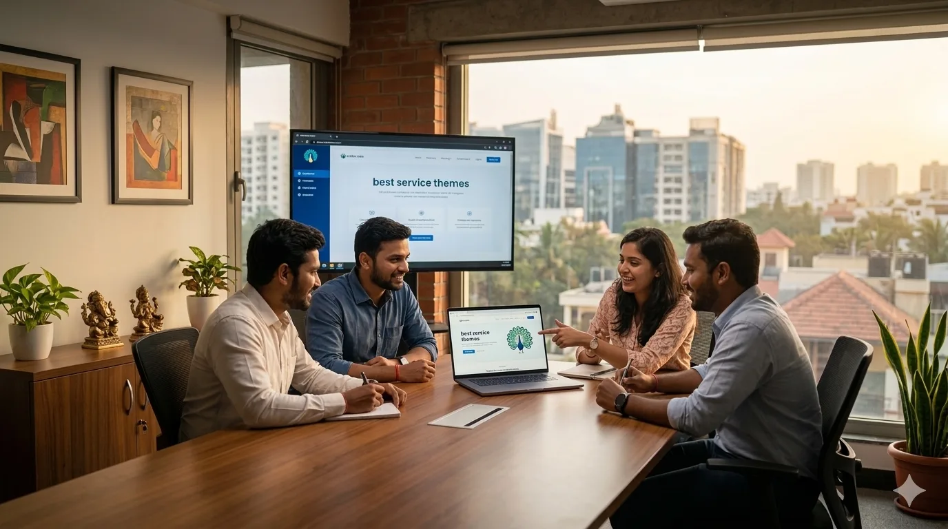 WordPress Website Design Themes for Service Businesses in India