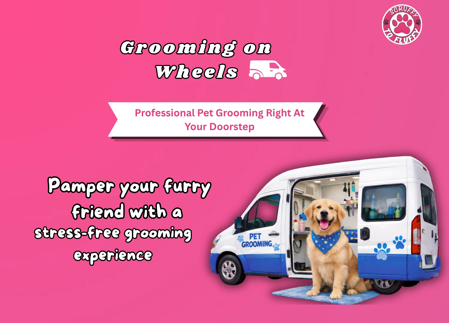 Van grooming banner