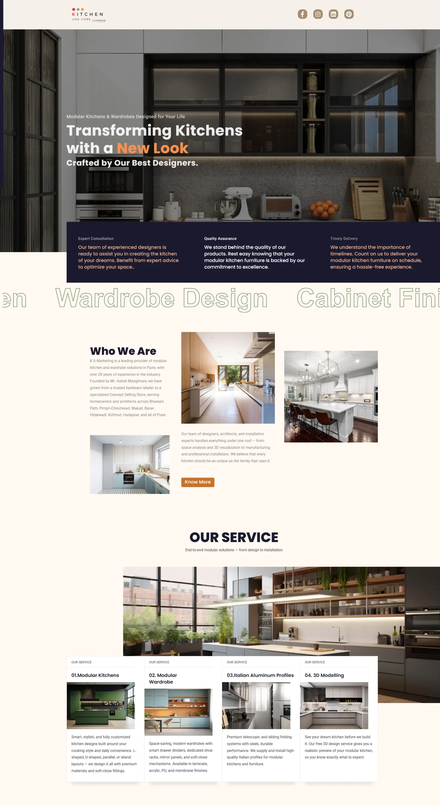 kitchensandmore home