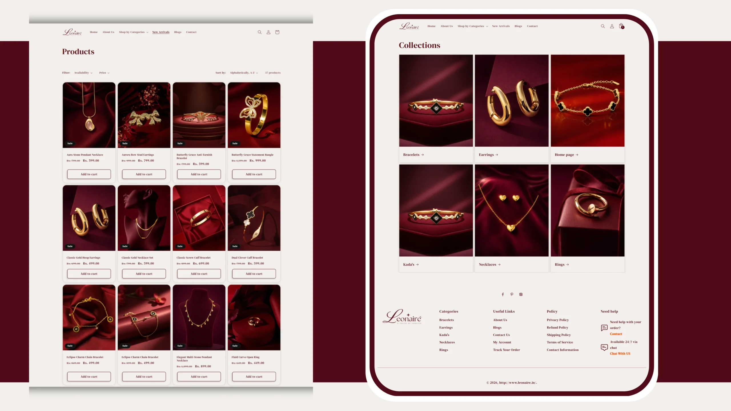 website banner