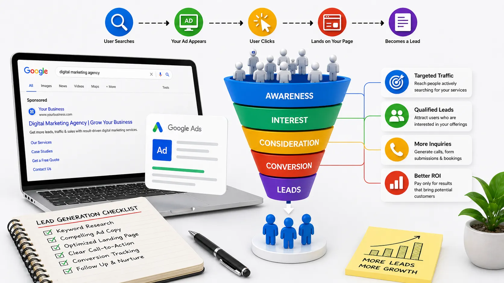 How to Generate Leads with Google Ads: A Practical Guide for Businesses