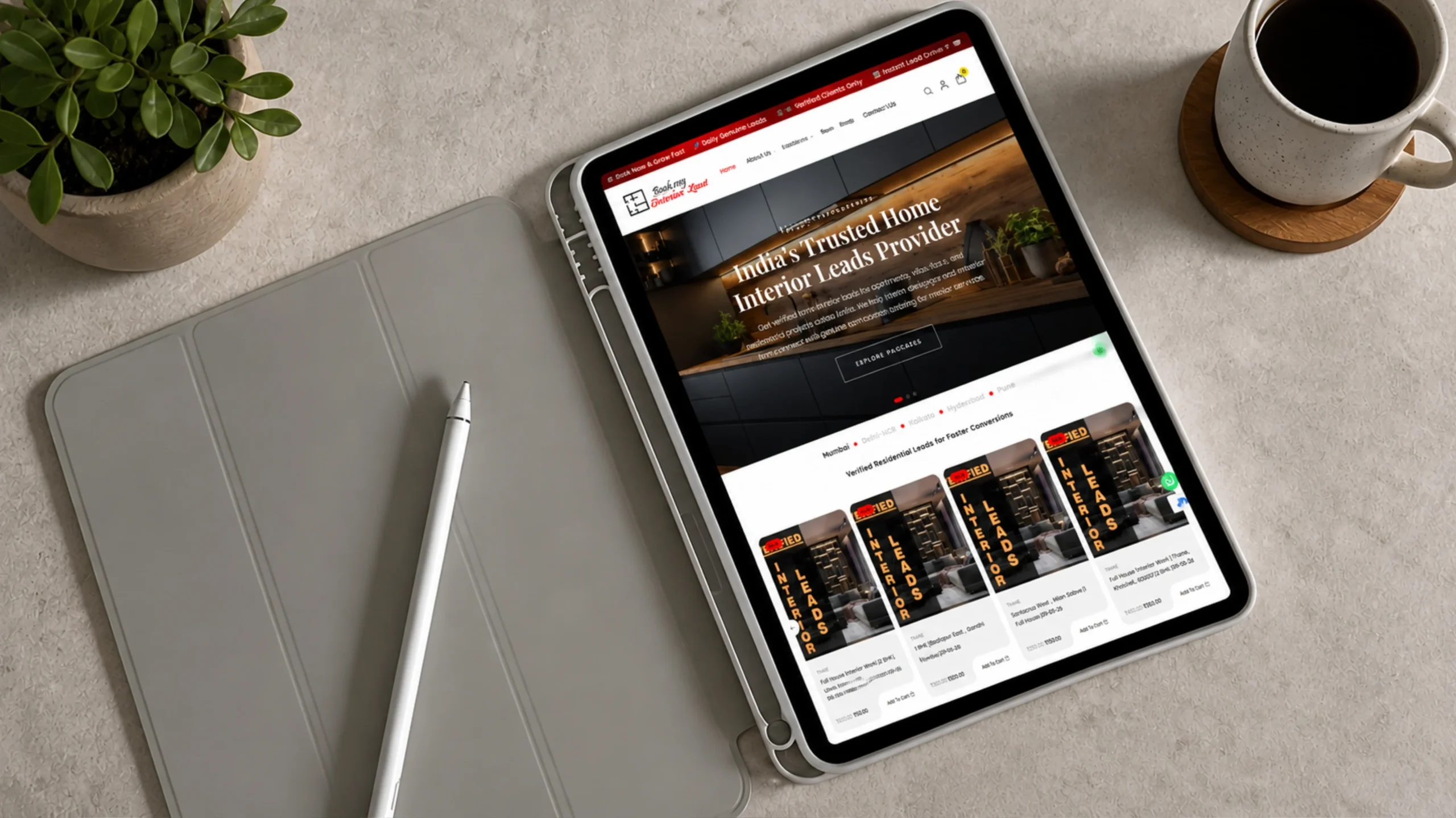 website background